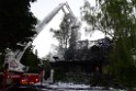 Grossfeuer Einfamilienhaus Siegburg Muehlengrabenstr P0784